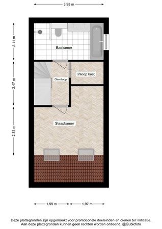 Floorplan - Karel de Grotelaan 162A, 7415 DD Deventer